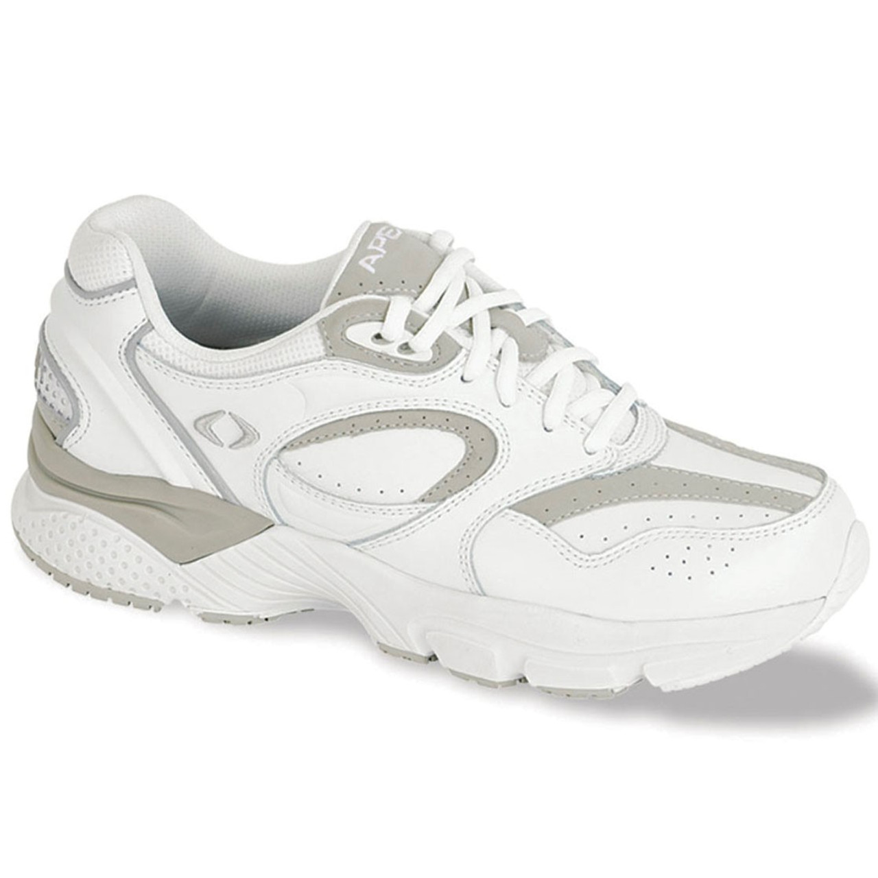 Aetrex X821 Men's Walker Shoe - Lenex - White/Beige 