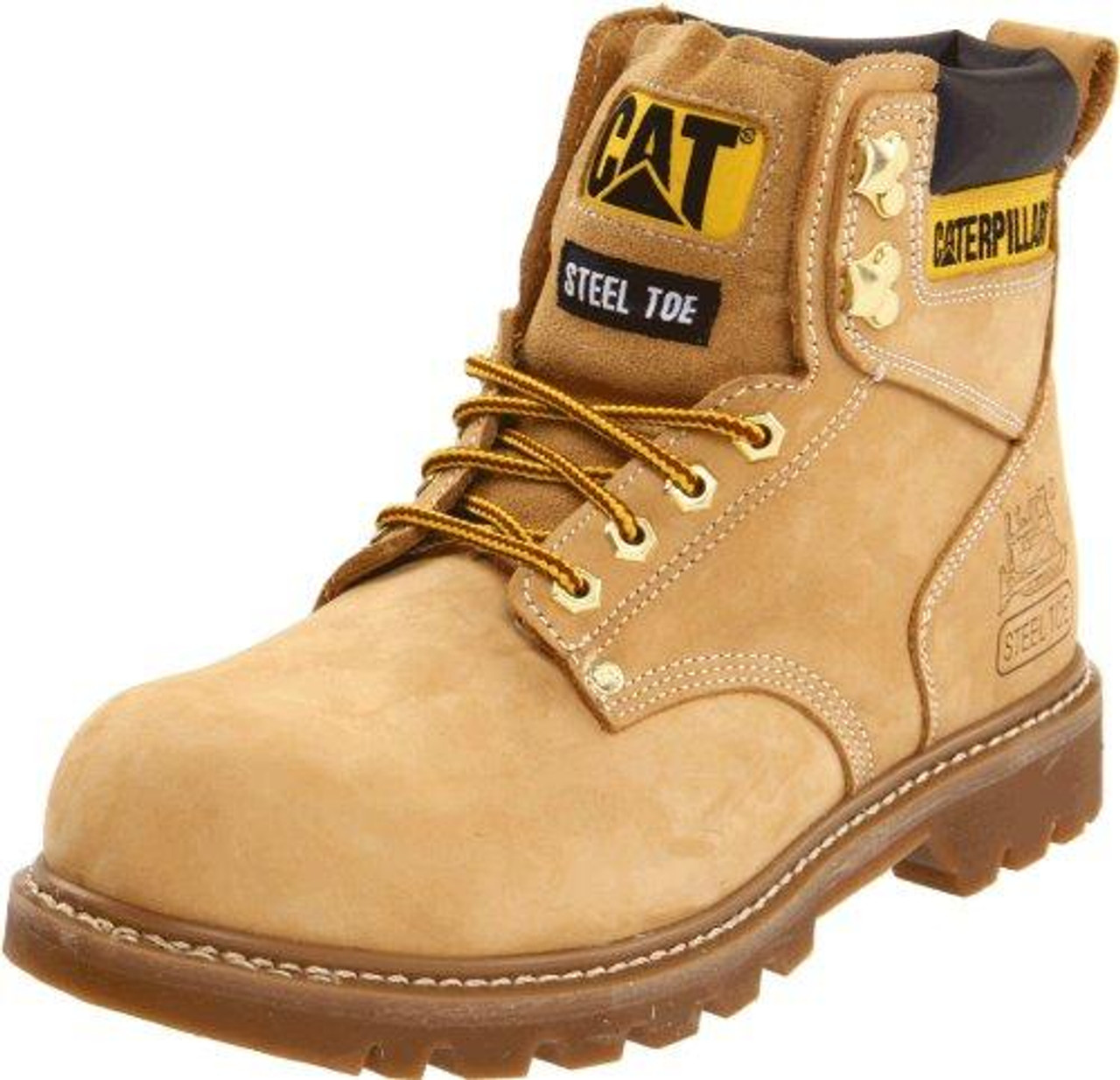 Caterpillar men's steel on sale toe work boots