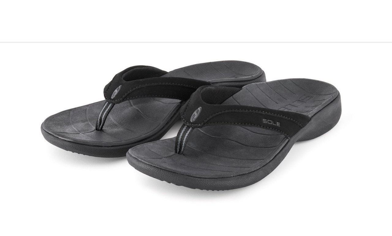 Black Women's Flip-Flop Sandals