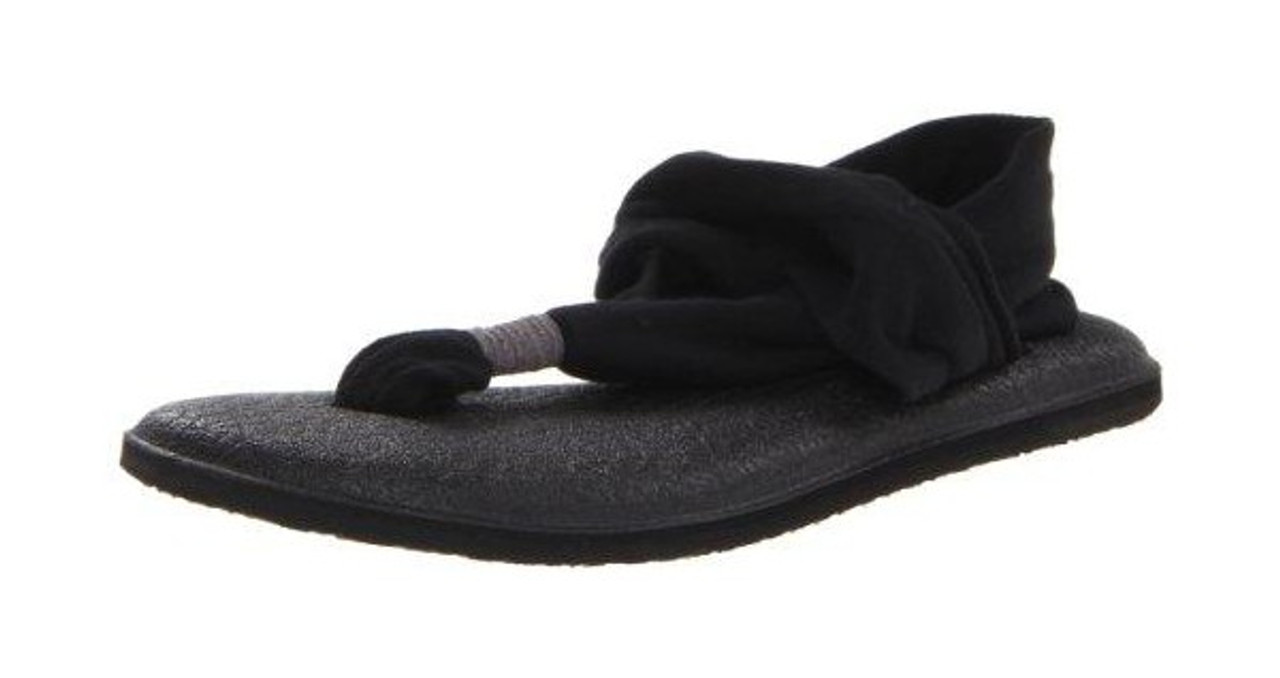 SANUK Sanuk YOGA MAT - Flip Flops - Women's - mat ebony - Private