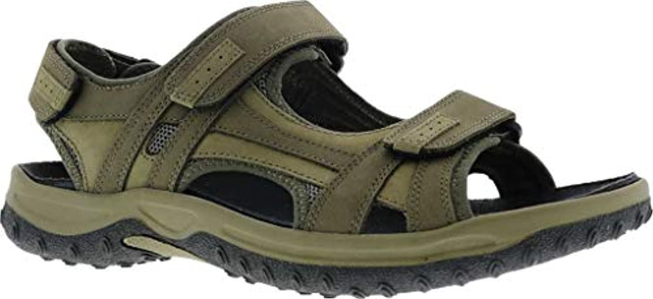 Buy WOODLAND Camel Mens Leather Velcro Closure Sandals | Shoppers Stop