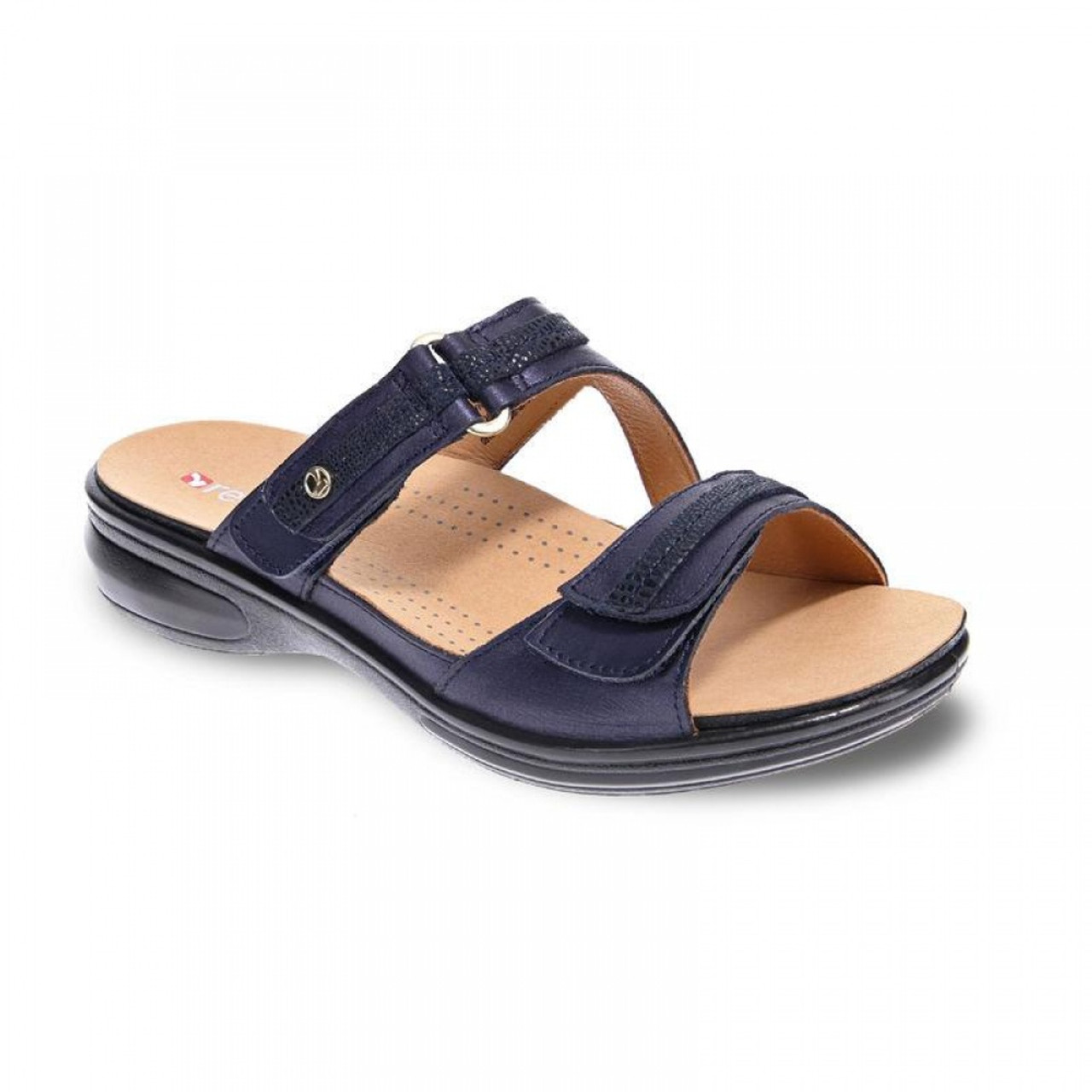 Women's Revere Grenada Sandal in Blue French | Lucky Shoes