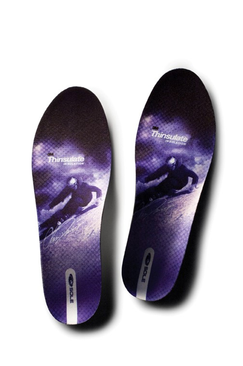 SOLE Signature CD Thin Insulated Custom SKI/Snowboard Footbeds - Free Ship