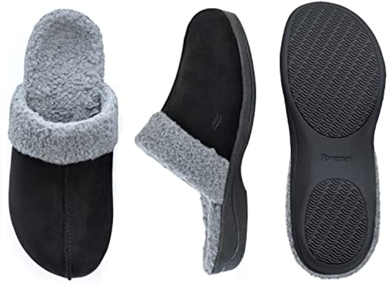 Powerstep Luxe Women's Orthotic Slippers with Arch Support - Free Shipping