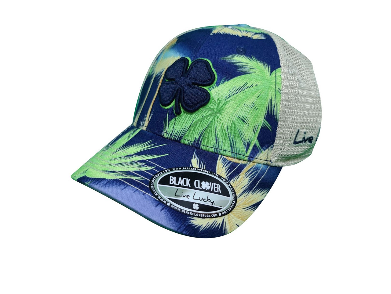 Black Clover Island Luck Hat - Tropical Adjustable Snapback