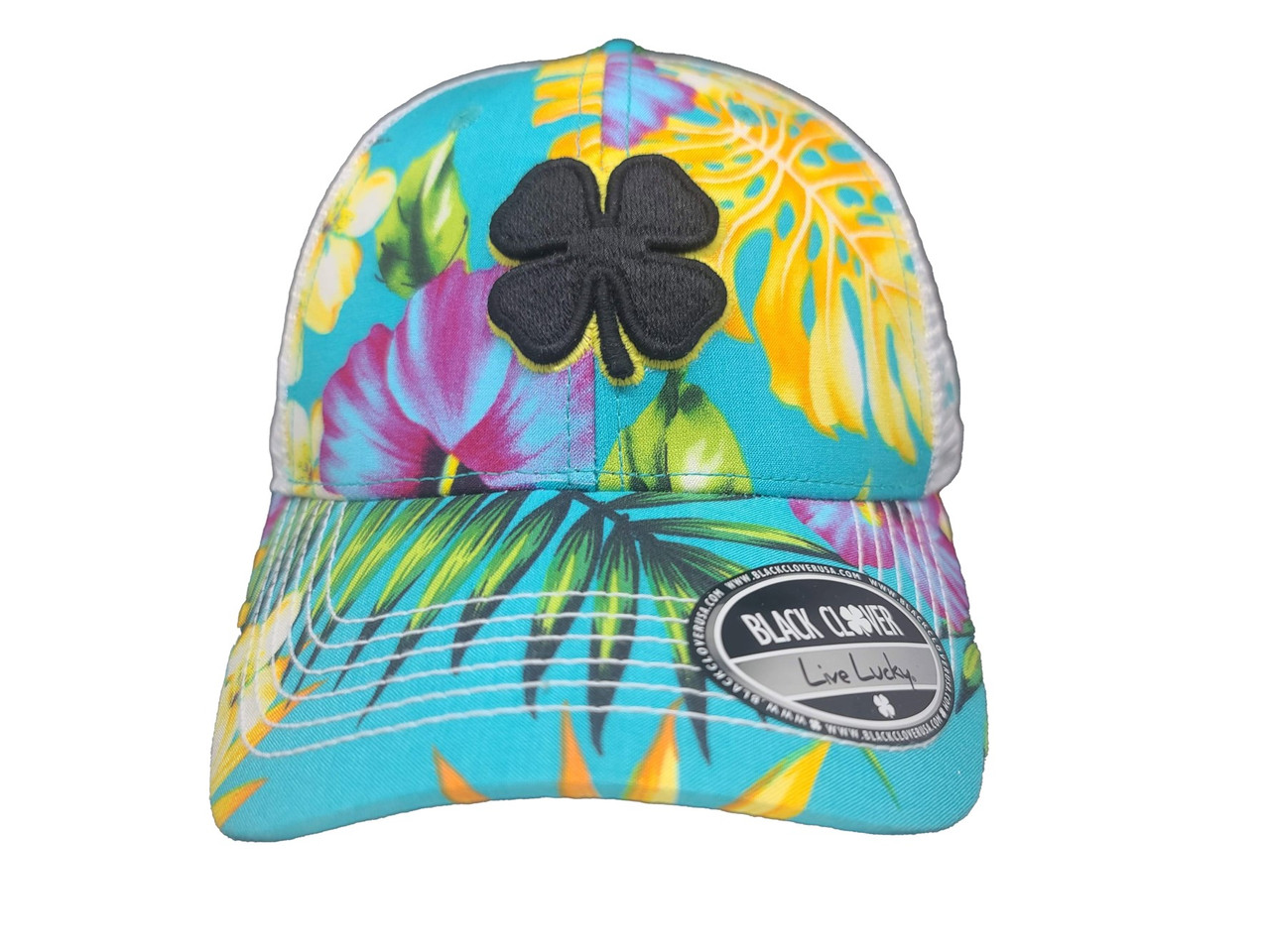 Black Clover Island Luck Hat - Tropical Adjustable Snapback