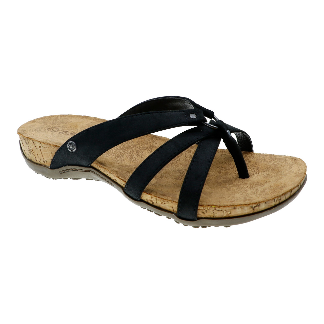 Rieker 67958-26 Camel/Black Womens Sandals | Rogerson Shoes