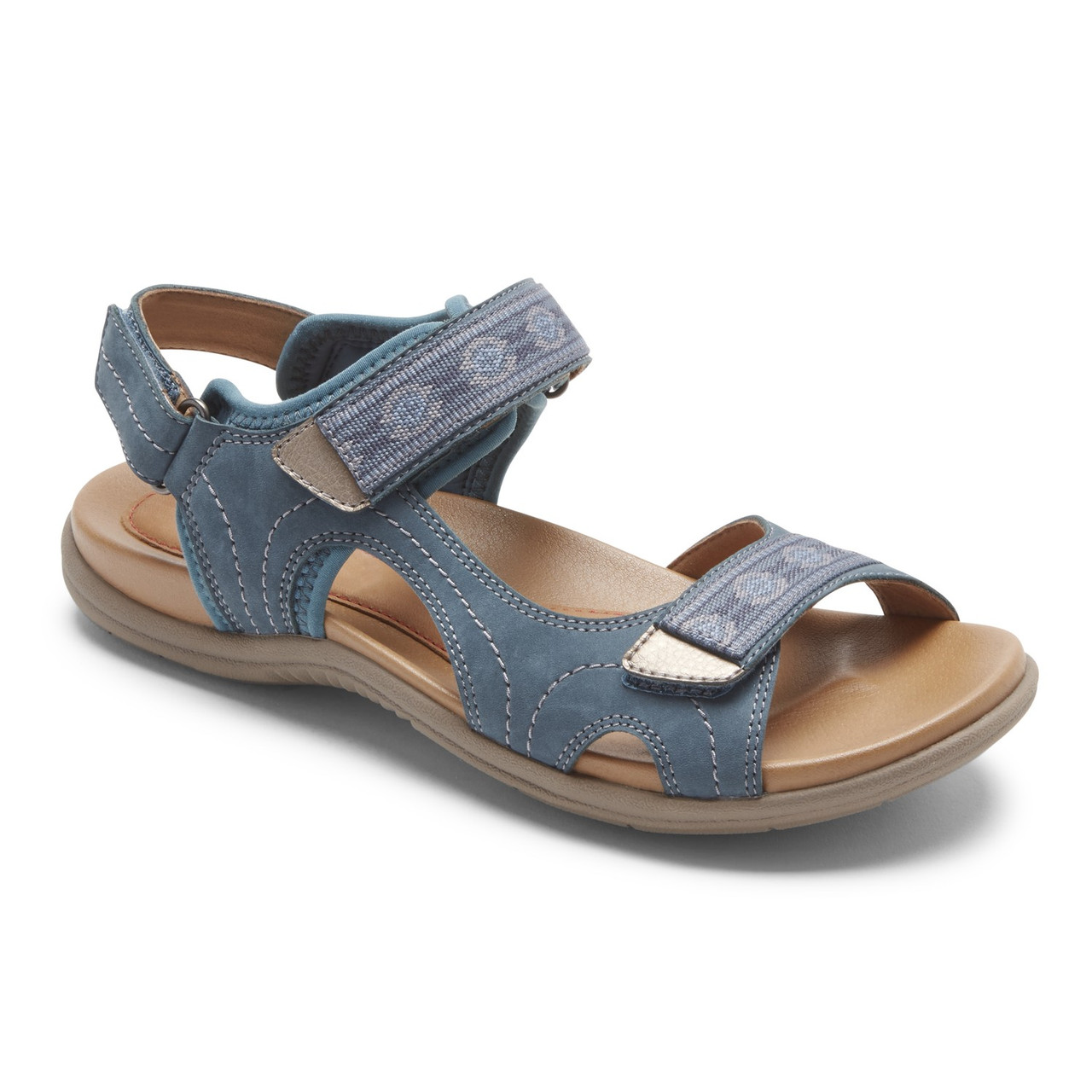 Ecco Womens Sandals Offroad 069563 Hook-And-Loop Slingback Leather Textile  | eBay