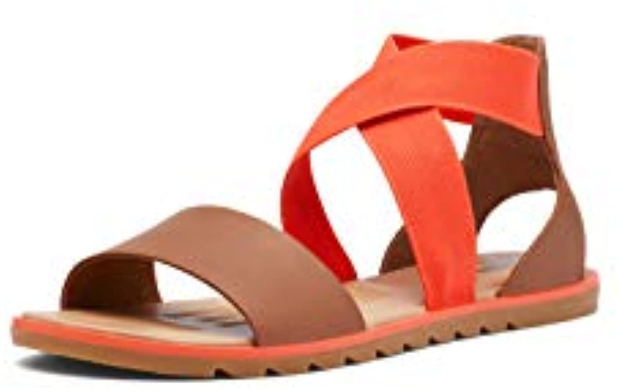 Stuart Weitzman Size 6.5 Orange/White Sandals – Fashion Exchange Consignment