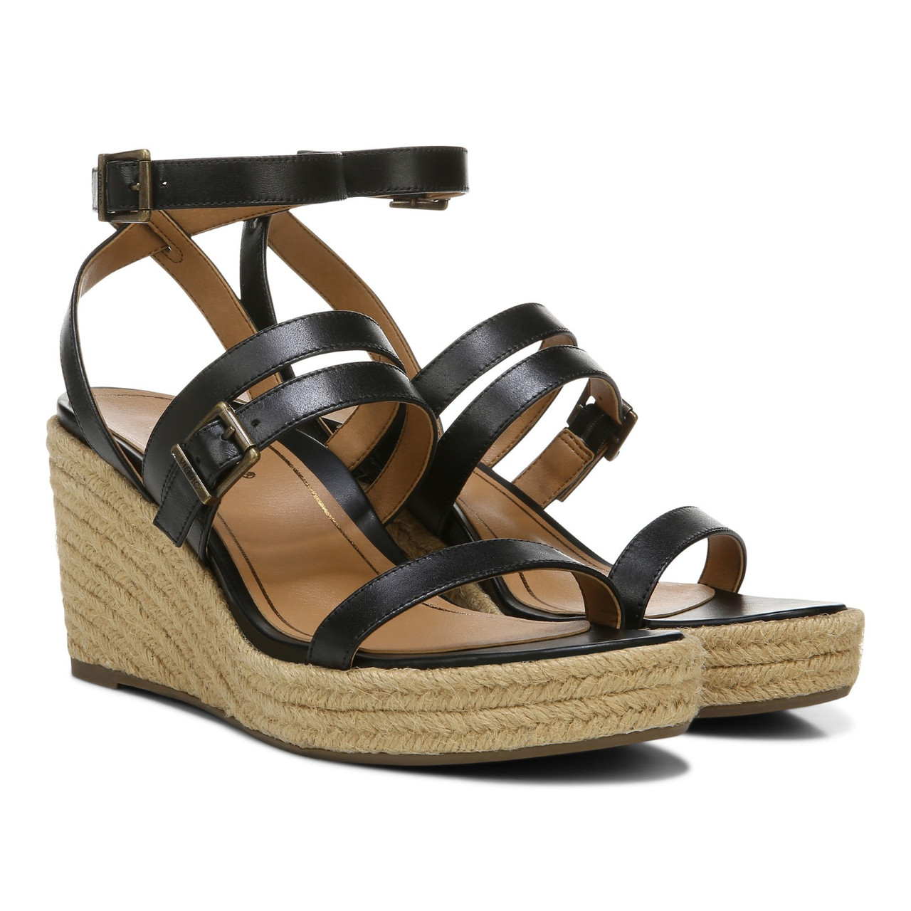 Rockstud Ankle Strap Wedge Sandal In Calfskin Leather 95 Mm for Woman in  Poudre | Valentino US