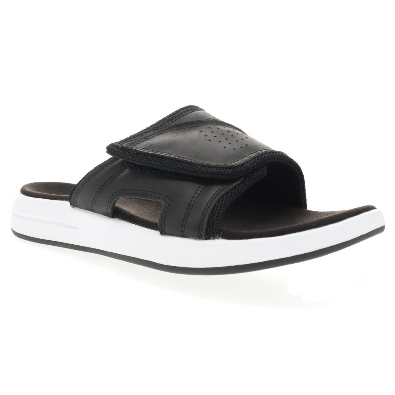 SoftWalk Toki Leather Slide Sandals | Dillard's