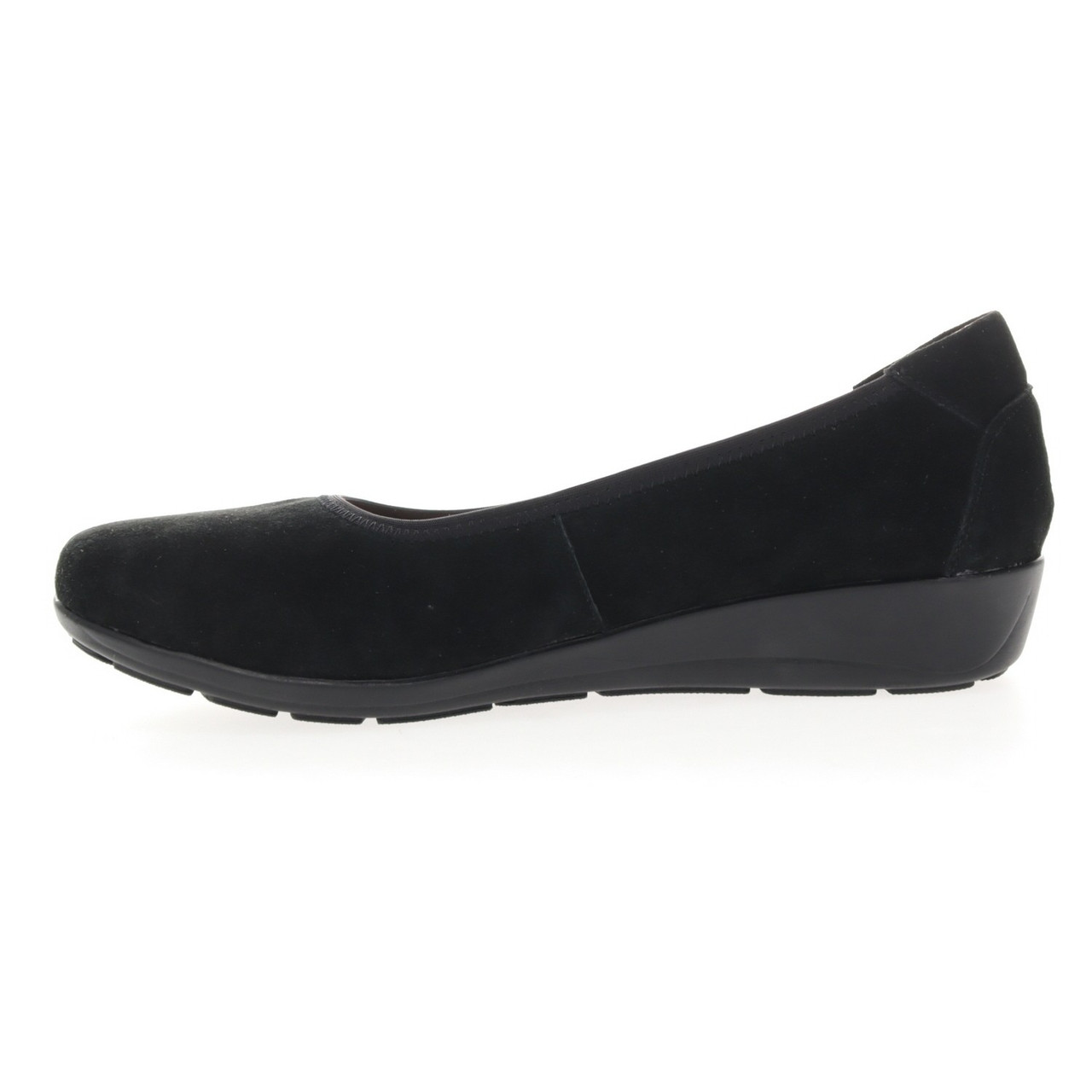 Yara Black Wedge Heels – Monrow Shoes