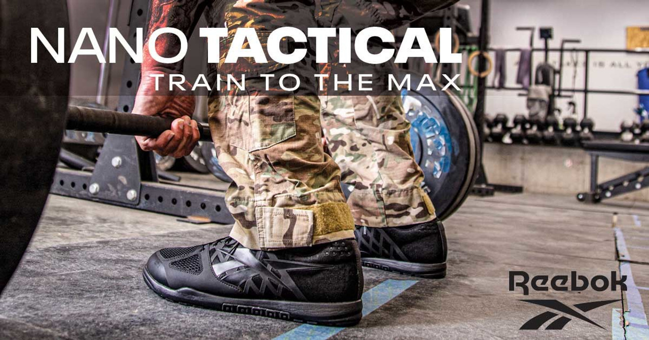 Reebok Men's Nano 8 Inch Tactical Boot - TAA Compliant Soft Toe Shoe -  Free Shipping