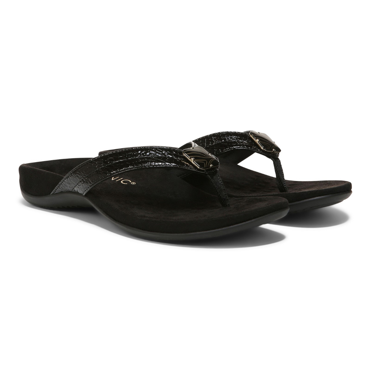 Senorita Casual (Black) Thong Sandals For Womens MK-09 By Liberty