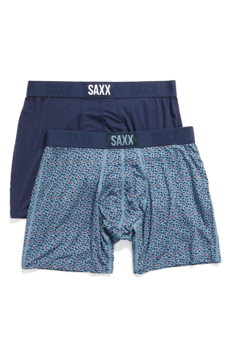 SAXX Vibe 2-Pack Men\u0026#039;s Comfort Boxer - Free Shipping