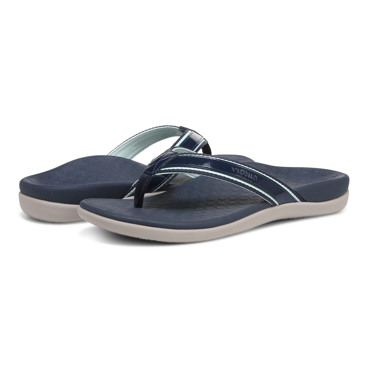 Buy Tommy Hilfiger Women Blue Navy Blue Thong Flip Flops - Flip Flops for  Women 2488364 | Myntra