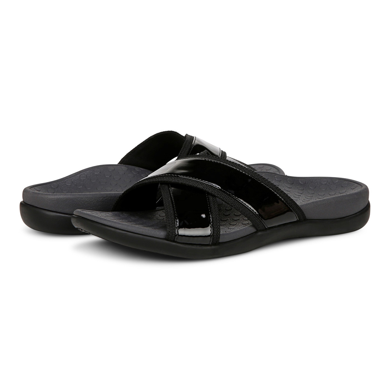 Walkaroo Men Cross Strap Slide Sandals - WG5301 Black – Walkaroo Footwear