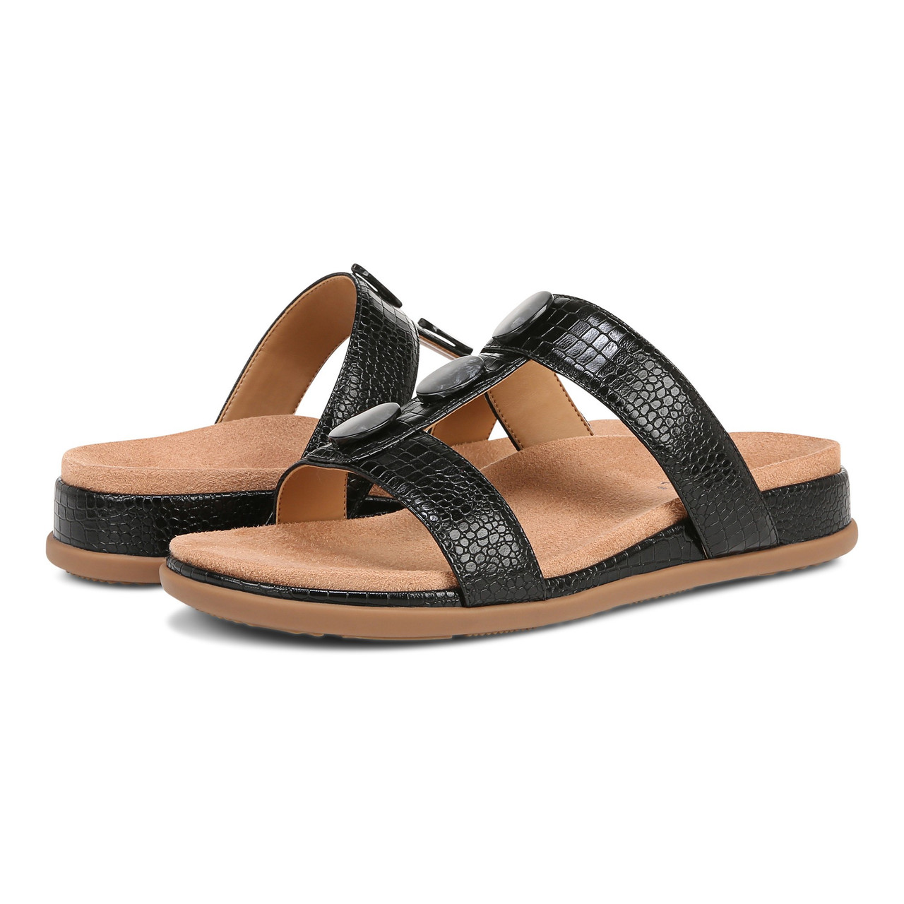 Vionic Serra Women's T-Strap Slip-on Supportive Sandal