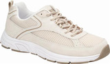 Drew Athena - Women's Athletic Oxford Shoe - Cream Combo