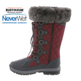 Bearpaw Quinevere - Women's Waterproof Winter Boot - 1931W Charcoal/Bordeaux