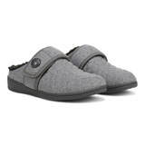 Vionic Carlin Women's Supportive Slippers - Charcoal Grey Pair