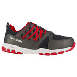 Reebok Work Men's Sublite Steel Toe Comfort Athletic Work Shoe - Grey/Red