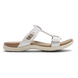 Cobb Hill Rubey Slide Women's Comfort Sandal - White/pewter - Side