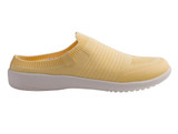 Spenco Blissful Slide Women's Comfort Casual Slip-on Shoe - Pale Banana - Profile