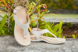 Vionic Terra Womens Slide Sandals - Cream - 2-med