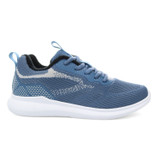 Propet Women's TravelBound Pixel Sneakers - Blue Dusk - Outer Side