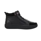 Propet Women's Kasia Hi-Top Sneakers - Black - Outer Side