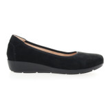 Propet Yara Women's Leather Slip On Flats - Black Suede - Outer Side
