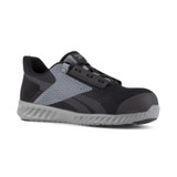 Reebok Work Men's Sublite Legend Work SD10 Composite Toe Athletic Work Shoe - Black - Profile View