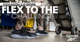 Reebok Work Men's Flexagon 3.0 SD10 Composite Toe Athletic Work Shoe - Black - Lifestyle View Black