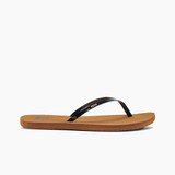 Reef Bliss Nights Women's Sandals - Black Patent/tan - Side