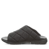 Bearpaw Audrey Women's Quilted Nylon Uppe Sandals - 2902W Bearpaw- 011 - Black - Side View