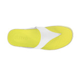 Strive Ilya Women\'s Supportive Toe-Post Sandals - White - Overhead