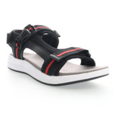 Propet Eli Men's Sneaker - Black/red - angle main