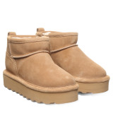 Bearpaw RETRO SHORTY YOUTH Youth's Boots - 2940Y - Iced Coffee Solid - pair view