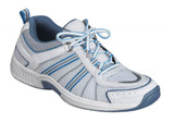 OrthoFeet Tahoe Tie Women's Sneakers Tie-Less - White - Angle Main OrthoFeet Tahoe Tie Women's Sneakers Tie-Less - White - Angle Main