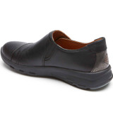 Rockport Let's Walk High-Vamp Slip-On - Women's Comfort Shoe - slipon 2 Black Leather