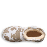 Bearpaw Margot Women's Comfortable Suede Boots -  Tan Cow Print 5  82409