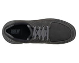Drew Miles Men's Casual Shoe - Black Nubuck/Leather - Sole View