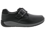 Drew Tempo Women's Walking Shoe - Black Leather - Outside View