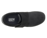 Drew Moonlite Women's Adjustable Strap Shoe - Black Combo - Sole View