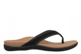 Vionic Tide 2.0 Women's Comfort Orthotic Arch Support Thong Sandal - Black - Lifestyle Black
