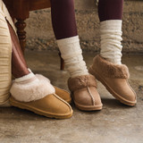 Bearpaw BELLA Women's Slippers - 3334W - Birch - lifestyle view Birch