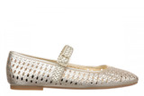 Vionic Alameda Woven Women's Mary Jane Comfort Shoe - Gold - Lifestyle Black