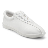 Easy Spirit AP1 Athletic Cushioned Arch Support Women's Walking Shoe - White Fabric - 2