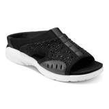 Easy Spirit Traciee Cushioned Arch-Support Slip On Sandal Women's - Black Stone - 2